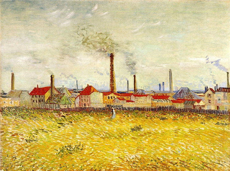 Factories At Asnieres, Seen From The Quai De Clichy